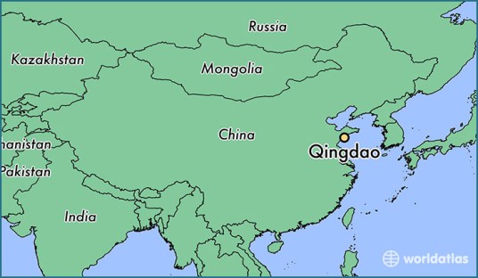 Quingdao map