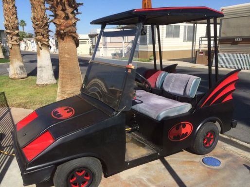 Batmobile-golf-cart